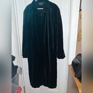 Komitor Women's  GreenVelvet Trench Coat